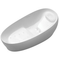 Ванна из искусственного камня Toto Neorest PJYD2200PWEE#GW 220х105 с гидромассажем — фото 1, Ванны из искусственного камня