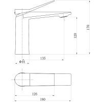 Товар: Смеситель для раковины beWash Ripple BVMM0BS135 Хром - фото 2 Смеситель для раковины beWash Ripple BVMM0BS135 Хром — фото 2, Смесители
