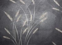 Обои Accento Reeds 285038 Винил на флизелине (1,06*10,05) Черный/Бежевый, Листья — фото 2, Обои для стен