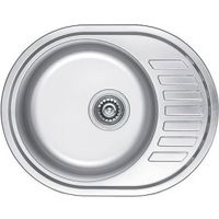 Кухонная мойка Kaiser KSS-5745L Хром — фото 1, Кухонные мойки