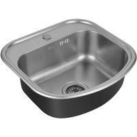 Кухонная мойка ZorG Satin 49 ZR 4749 Нержавеющая сталь — фото 1, Кухонные мойки