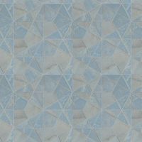 Обои Bernardo Bartalucci Medici 84209-3 Винил на флизелине (1,06*10,05) Синий, Геометрия — фото 1, Обои для стен