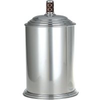 Ведро для мусора Boheme Murano 10907-CH-CR Хром Шоколад — фото 1, Мусорные ведра