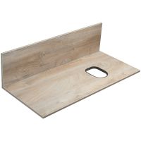 Столешница под раковину Aquaton Мишель 100 1A277103MIX40 с панелью Дуб эндгрейн — фото 1, Столешницы под раковину