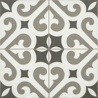 Керамогранит Etili Seramik Verona Grey Pre-cut 45x45 см — фото 1, Керамогранит