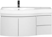 Товар: Тумба под раковину Aquanet Опера 115 169613 подвесная 2 дверцы 2 ящика L Белая - фото 3 Тумба под раковину Aquanet Опера 115 169613 подвесная 2 дверцы 2 ящика L Белая — фото 3, Мебель для ванной