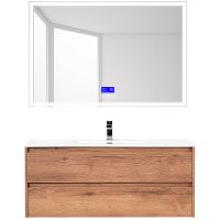 Тумба под раковину BelBagno Kraft 120 KRAFT-1200-2C-SO-RT подвесная Rovere Tabacco — фото 6, Тумбы под раковину