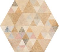 Керамический декор Vives Ceramica Laverton Hexagono Benenden Multicolor 23х26,6 см — фото 1, Керамогранит