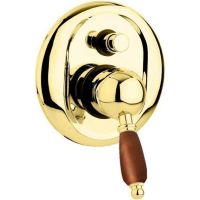 Смеситель для душа Cezares Elite ELITE-VDIM-03/24-Nc Золото 24 карат — фото 1, Смеситель для душа