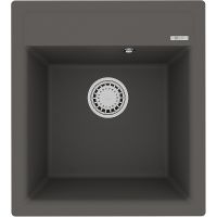 Кухонная мойка Lemark Hanka 450 9910011 Серый шелк — фото 1, Кухонные мойки