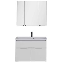 Комплект мебели для ванной Aquanet Латина 90 179840 подвесной Белый — фото 1, Комплекты мебели для ванной