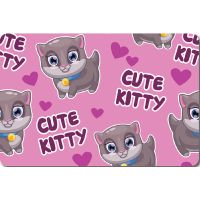 Коврик для ванной комнаты Veragio Carpet 60x40 VR.CPT-7160.15 с рисунком Kitty — фото 1, Коврики для ванной комнаты