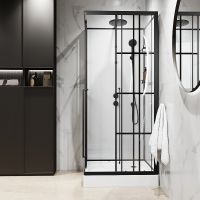 Душевая кабина Niagara Standart 100x100 L ST100/15QL/KL/BKT без гидромассажа — фото 5, Душевые кабины