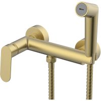 Гигиенический душ со смесителем Splenka S41.51.03 Золото матовое — фото 1, Душевое оборудование. Душевая программа