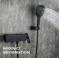 Товар: Смеситель для ванны Gappo G17-6 G3217-6 Черный матовый - фото 4 Смеситель для ванны Gappo G17-6 G3217-6 Черный матовый — фото 4, Смесители