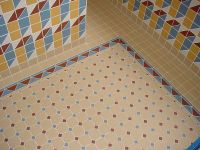 Керамогранит Top Cer Octagon New 4421 OCT20+14-B Ochre Yellow OCTAGON 21/Brick Red 20 + Black 14 Dots 30х30 см — фото 2, Керамическая плитка