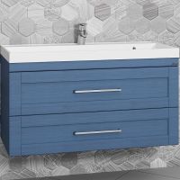 Тумба под раковину СанТа Венера 100 221019 подвесная Дуб адриатика — фото 1, Тумбы под раковину