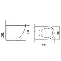 Товар: Унитаз биде SantiLine SL-5002SM-BD подвесной Белый с сиденьем Микролифт - фото 3 Унитаз биде SantiLine SL-5002SM-BD подвесной Белый с сиденьем Микролифт — фото 3, Унитазы
