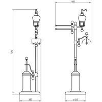 Товар: Напольная стойка Migliore Provance 17716 Золото - фото 3 Напольная стойка Migliore Provance 17716 Золото — фото 3, Стойки - набор держателей