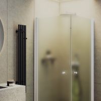 Товар: Душевой уголок Maybah Glass MGY-1293-1 800x800x1980 на монопетлях Белый стекло сатиновое - фото 2 Душевой уголок Maybah Glass MGY-1293-1 800x800x1980 на монопетлях Белый стекло сатиновое — фото 2, Душевые уголки