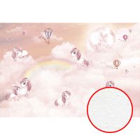 Фреска детская Ortograf Little Friends 34366 Фактура бархат FX Флизелин (4*2,7) Розовый, Мультимедия/Животные — фото 1, Фрески