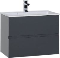 Тумба под раковину Aquanet Алвита 70 183992 подвесная Серый антрацит — фото 1, Тумбы под раковину