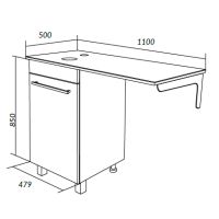 Товар: Тумба под раковину 1MarKa Wash 48Н Ц0000002638 Белый глянец - фото 6 Тумба под раковину 1MarKa Wash 48Н Ц0000002638 Белый глянец — фото 6, Тумбы под раковину