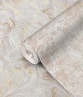 Обои Prima Italiana Colomba 80662 Винил на флизелине (1,06*10) Бежевый/Серый, Штукатурка — фото 3, Обои для стен