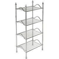 Напольная полка Migliore Mirella 26627 Хром — фото 1, Полки для ванной и душа