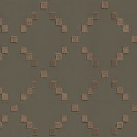 Обои Emiliana Parati Chromatic 45137 Винил на флизелине (0,70*10,05) Коричневый/Бронзовый, Геометрия/Ромб — фото 1, Обои для стен