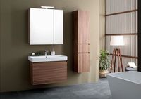 Товар: Зеркальный шкаф Aquanet Нью-Йорк 85 L 203954 Орех - фото 5 Зеркальный шкаф Aquanet Нью-Йорк 85 L 203954 Орех — фото 5, Мебель для ванной