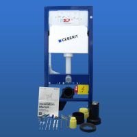 Инсталляция Geberit Duofix Delta UP100 458.103.00.1 для унитаза со смывным бачком — фото 1, Инсталляции для унитазов