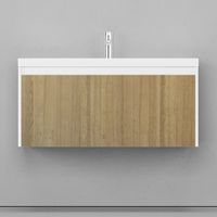 Тумба под раковину Velvex Klaufs 100.1Y tpKLA.100.1Y-617.216 подвесная Шатанэ Белая — фото 1, Тумбы под раковину