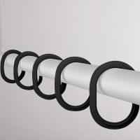 Кольца для карниза Ridder Wien 49310 Черные — фото 1, Крючки для штор