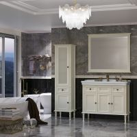 Товар: Шкаф пенал Opadiris Кантара 46 L 00-00004342 Слоновая кость - фото 3 Шкаф пенал Opadiris Кантара 46 L 00-00004342 Слоновая кость — фото 3, Мебель для ванной