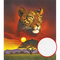 Фреска Ortograf Животные 7401 Фактура бархат FX Флизелин (2,35*2,7) Оранжевый/Зеленый, Животные/Пейзаж — фото 1, Фрески