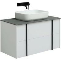 Товар: Тумба под раковину Allen Brau Reality 90 1.32006.WM подвесная Белая матовая - фото 2 Тумба под раковину Allen Brau Reality 90 1.32006.WM подвесная Белая матовая — фото 2, Тумбы под раковину