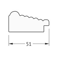 Зеркало Evoform Octagon 49x69 BY 7013 в багетной раме - Сухой тростник 51 мм — фото 4, Мебель для ванной