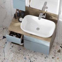 Товар: Тумба под раковину Aquaton Мишель 100 1A256901MIX30 подвесная Дуб рустикальный Фьорд - фото 7 Тумба под раковину Aquaton Мишель 100 1A256901MIX30 подвесная Дуб рустикальный Фьорд — фото 7, Мебель для ванной