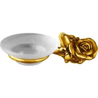 Мыльница Art&Max Rose AM-B-0915-Do Золото — фото 1, Мыльницы