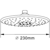 Товар: Верхний душ Orange S05TS Хром - фото 7 Верхний душ Orange S05TS Хром — фото 7, Душевое оборудование. Душевая программа