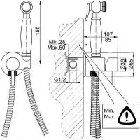 Товар: Гигиенический душ со смесителем Giulini Futuro FSH25/1531BR Бронза - фото 3 Гигиенический душ со смесителем Giulini Futuro FSH25/1531BR Бронза — фото 3, Душевое оборудование. Душевая программа