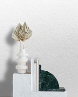 Обои Solo Olga 167175-80 Винил на флизелине (1,06*10) Белый, Однотонные/Штукатурка — фото 5, Обои для стен