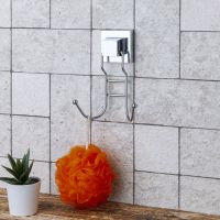 Товар: Двойной крючок Tekno-tel EF236 Хром - фото 2 Двойной крючок Tekno-tel EF236 Хром — фото 2, Крючки для полотенец