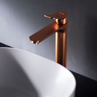 Смеситель для раковины AM.PM X-Joy F85A92044 Розовое золото — фото 5, Смесители