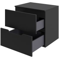 Товар: Тумба под раковину Orange Line 60 Li-60TubMDF подвесная Черная матовая - фото 3 Тумба под раковину Orange Line 60 Li-60TubMDF подвесная Черная матовая — фото 3, Тумбы под раковину