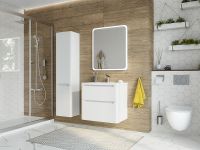 Товар: Зеркало STWORKI Монтре 70 Мон.02.70/W с подсветкой с сенсорным выключателем - фото 4 Зеркало STWORKI Монтре 70 Мон.02.70/W с подсветкой с сенсорным выключателем — фото 4, Зеркала в ванную комнату