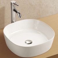 Раковина-чаша WeltWasser Elbach 2198 43 10000003841 Белый глянец — фото 1, Раковины накладные