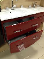 Товар: Тумба под раковину Bellezza Версаль 100 4631117270039 подвесная Красная - фото 3 Тумба под раковину Bellezza Версаль 100 4631117270039 подвесная Красная — фото 3, Тумбы под раковину