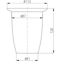 Стакан для зубных щеток Rav Slezak SKL003 Белый — фото 2, Мыльницы